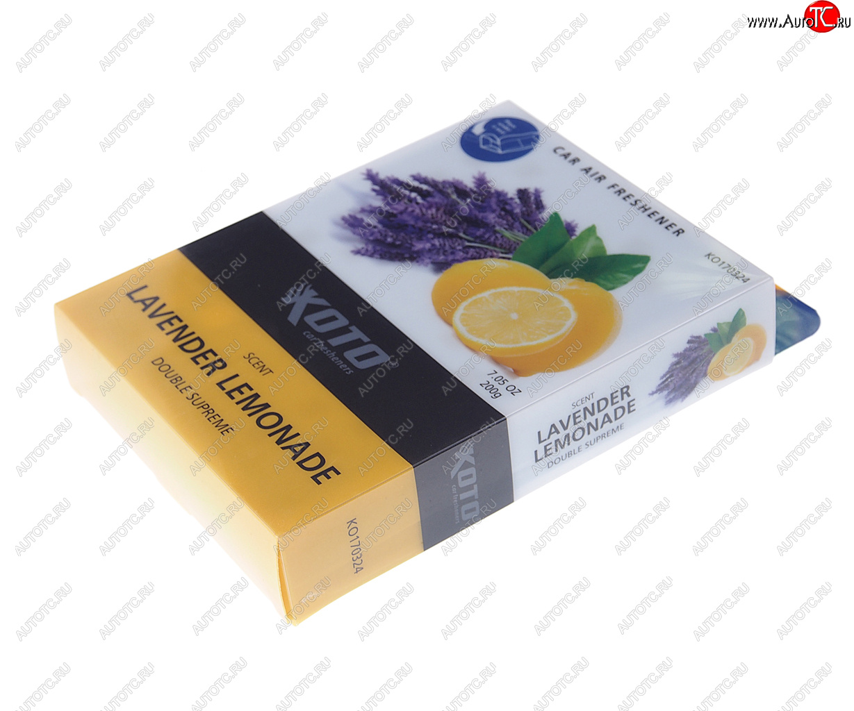 619 р. Ароматизатор под сиденье гелевый (Lavender Lemonade) 180г Double supreme KOTO KOTO ko170324  с доставкой в г. Вологда
