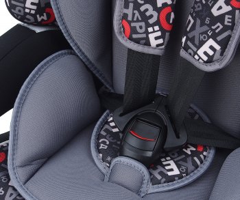 5 999 р. Автокресло детское 9-36кг (l-ll-lll) 1-12лет алфавит трансформер Драйв Art SIGER SIGER kres0275  с доставкой в г. Вологда. Увеличить фотографию 3