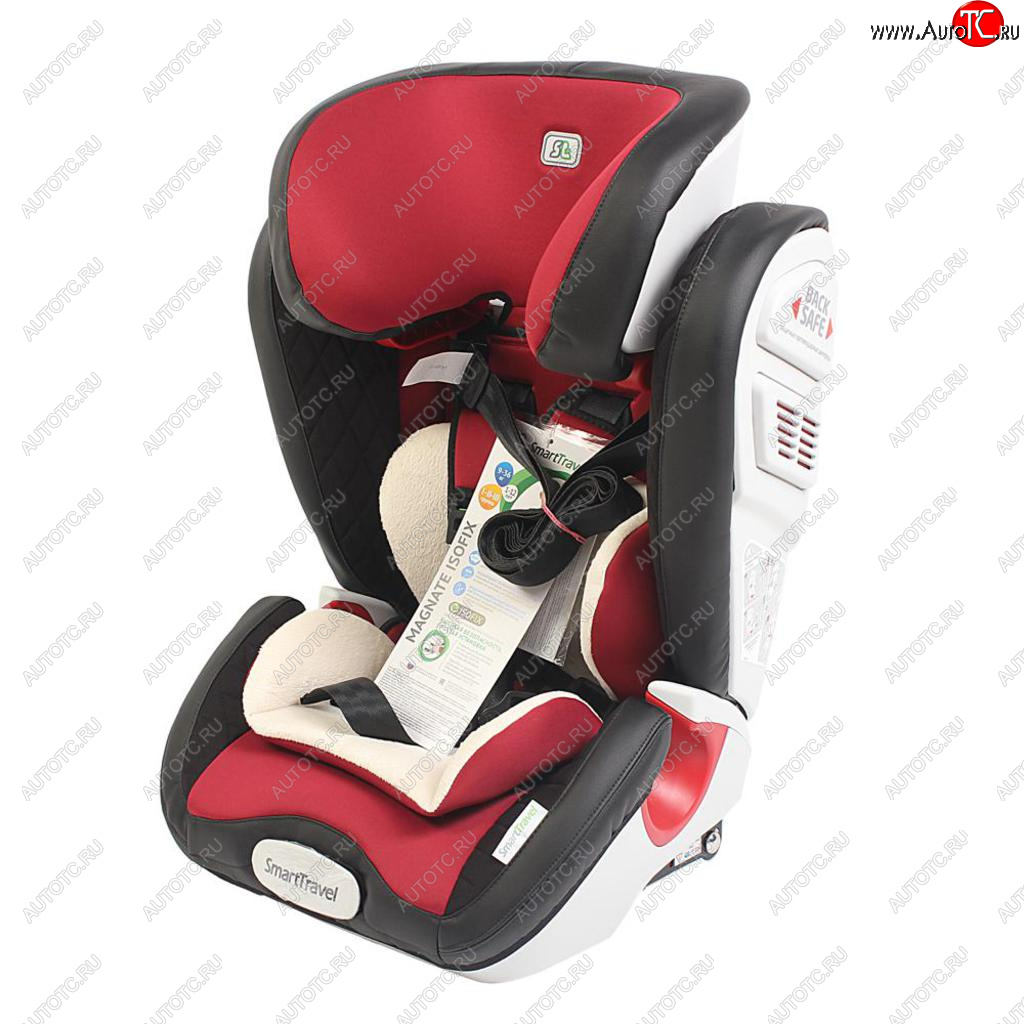 15 299 р. Автокресло детское 9-36кг (l-ll-lll) 1-12лет бордово-корич. трансформер Isofix Magnate SMART TRAVEL SMART TRAVEL kres2069 SMART TRAVEL kres2069  с доставкой в г. Вологда