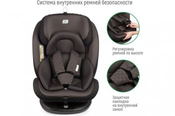 13 499 р. Автокресло детское 0-36кг (0+I-ll-IlI) 0-12лет smoky трансформер Isofix Boss SMART TRAVEL SMART TRAVEL kres3579  с доставкой в г. Вологда. Увеличить фотографию 6