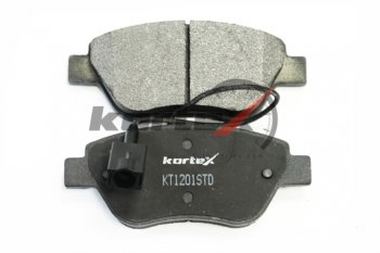 1 679 р. Колодки тормозные передние (4шт.) KORTEX Fiat Albea 170 седан (2002-2012)  с доставкой в г. Вологда. Увеличить фотографию 2