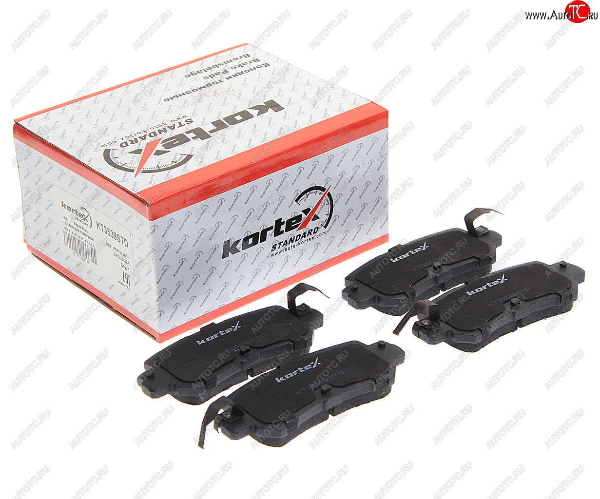 1 359 р. Колодки тормозные задние (4шт.) KORTEX Mazda CX-5 KF (2016-2025)  с доставкой в г. Вологда