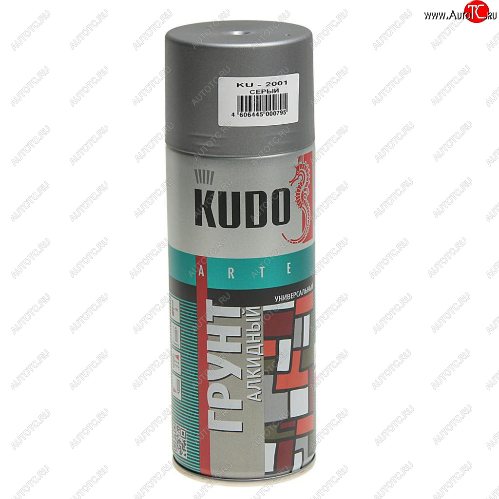 299 р. Грунт серый аэрозоль 520мл KUDO KUDO ku-2001  с доставкой в г. Вологда