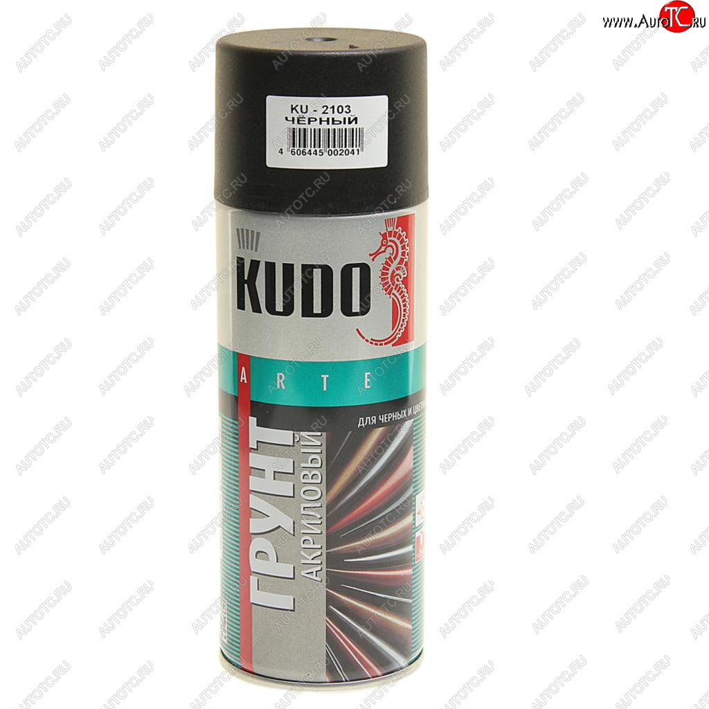 299 р. Грунт черный акриловый 520мл KUDO KUDO ku-2103  с доставкой в г. Вологда