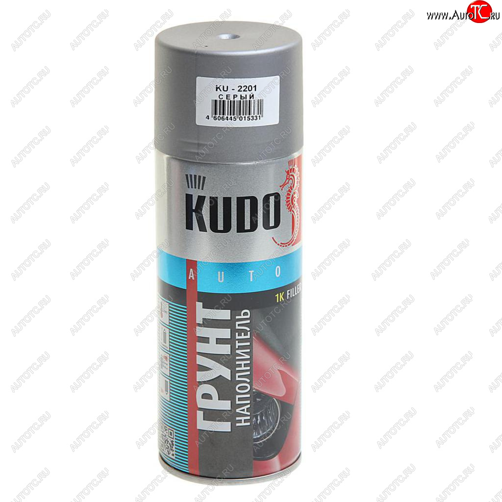 359 р. Грунт серый акриловый наполнитель 1К 520мл KUDO KUDO ku-2201  с доставкой в г. Вологда