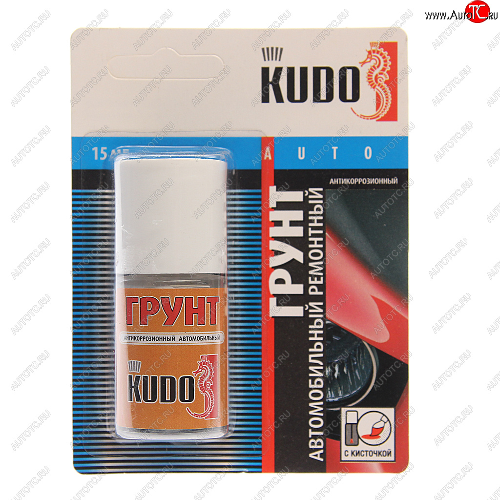 186 р. Антикор-грунт ремонтный флакон с кисточкой 15мл KUDO KUDO ku-70006  с доставкой в г. Вологда