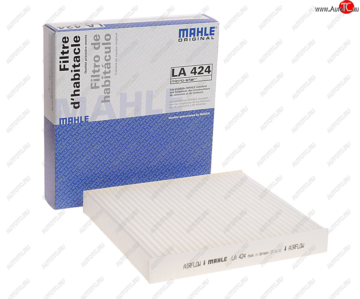 949 р. Фильтр воздушный салона MITSUBISHI Lancer 10 (09-) MAHLE MAHLE la424  с доставкой в г. Вологда