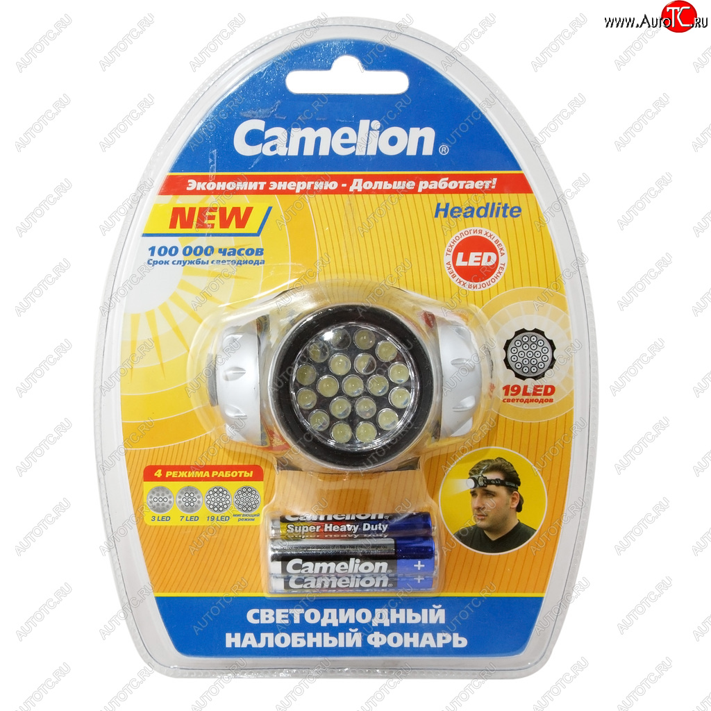 859 р. Фонарь налобный CAMELION CAMELION led5313-19f4  с доставкой в г. Вологда