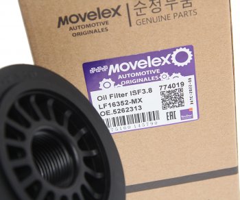 939 р. Фильтр масляный ГАЗ-3309,3310 (дв.CUMMINS) MOVELEX MOVELEX lf16352-mx  с доставкой в г. Вологда. Увеличить фотографию 3