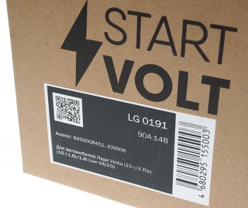 15 999 р. Генератор ЛАДА Vesta,X-Ray (1.6) (1.8) 14В 90А тип VALEO STARTVOLT STARTVOLT lg 0191  с доставкой в г. Вологда. Увеличить фотографию 4