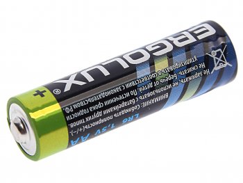 41 р. Батарейка AA LR6 1.5V блистер 4шт. (цена за 1шт.) Alkaline ERGOLUX ERGOLUX lr6 bl-4  с доставкой в г. Вологда. Увеличить фотографию 2