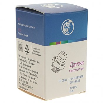 319 р. Датчик включения вентилятора ГАЗ,МОСКВИЧ 87-82 град. LUZAR LUZAR ls0241  с доставкой в г. Вологда. Увеличить фотографию 3