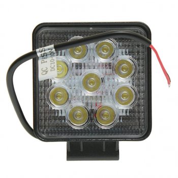 999 р. Фара рабочего света 105х105мм 27Вт (9 светодиодов) LED LT LED TECHNOLOGY lt-1227sf  с доставкой в г. Вологда. Увеличить фотографию 3