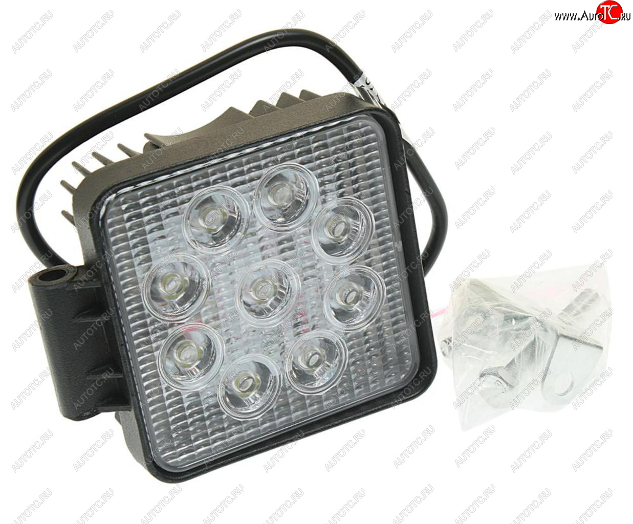 999 р. Фара рабочего света 105х105мм 27Вт (9 светодиодов) LED LT LED TECHNOLOGY lt-1227sf  с доставкой в г. Вологда