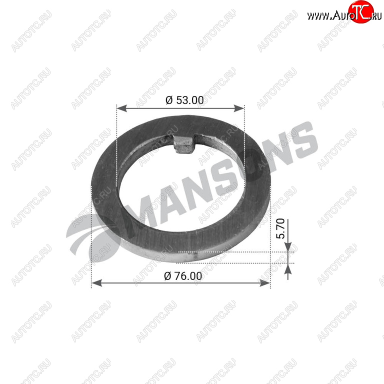 169 р. Шайба BPW (ECO,ECO Plus) ступицы стопорная (convertional,8-9т,10-12т) MANSONS MANSONS lw115  с доставкой в г. Вологда