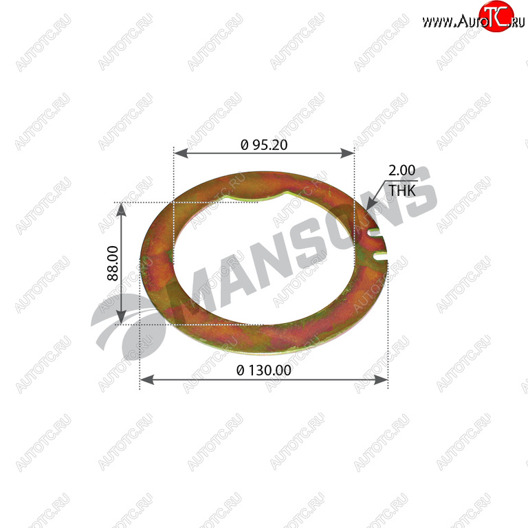 92 р. Шайба SCANIA P,G,R,T series балансира стопорная MANSONS MANSONS lw117  с доставкой в г. Вологда