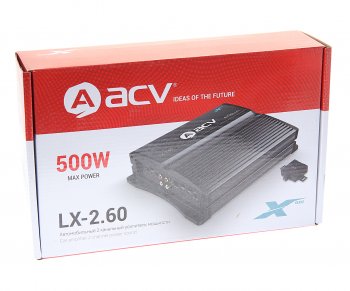 4 199 р. Усилитель автомобильный 2х60Вт ACV ACV lx-2.60 ACV lx-2.60  с доставкой в г. Вологда. Увеличить фотографию 4