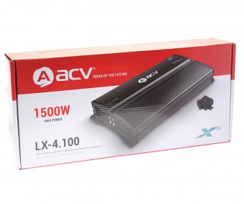 7 849 р. Усилитель автомобильный 4х100Вт ACV ACV lx-4.100  с доставкой в г. Вологда. Увеличить фотографию 4