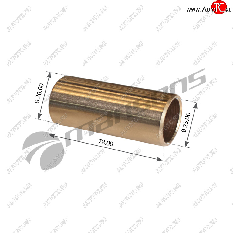 399 р. Втулка MAN M90 рессоры передней (25х30х78) MANSONS MANSONS m78-3025  с доставкой в г. Вологда