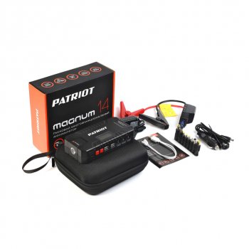 11 949 р. Устройство пусковое 12V 600A 14000мАч (power bank) PATRIOT PATRIOT magnum 14  с доставкой в г. Вологда. Увеличить фотографию 5