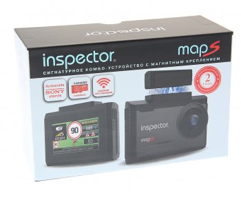 23 499 р. Видеорегистратор с радар-детектором GPS INSPECTOR INSPECTOR maps INSPECTOR maps  с доставкой в г. Вологда. Увеличить фотографию 4