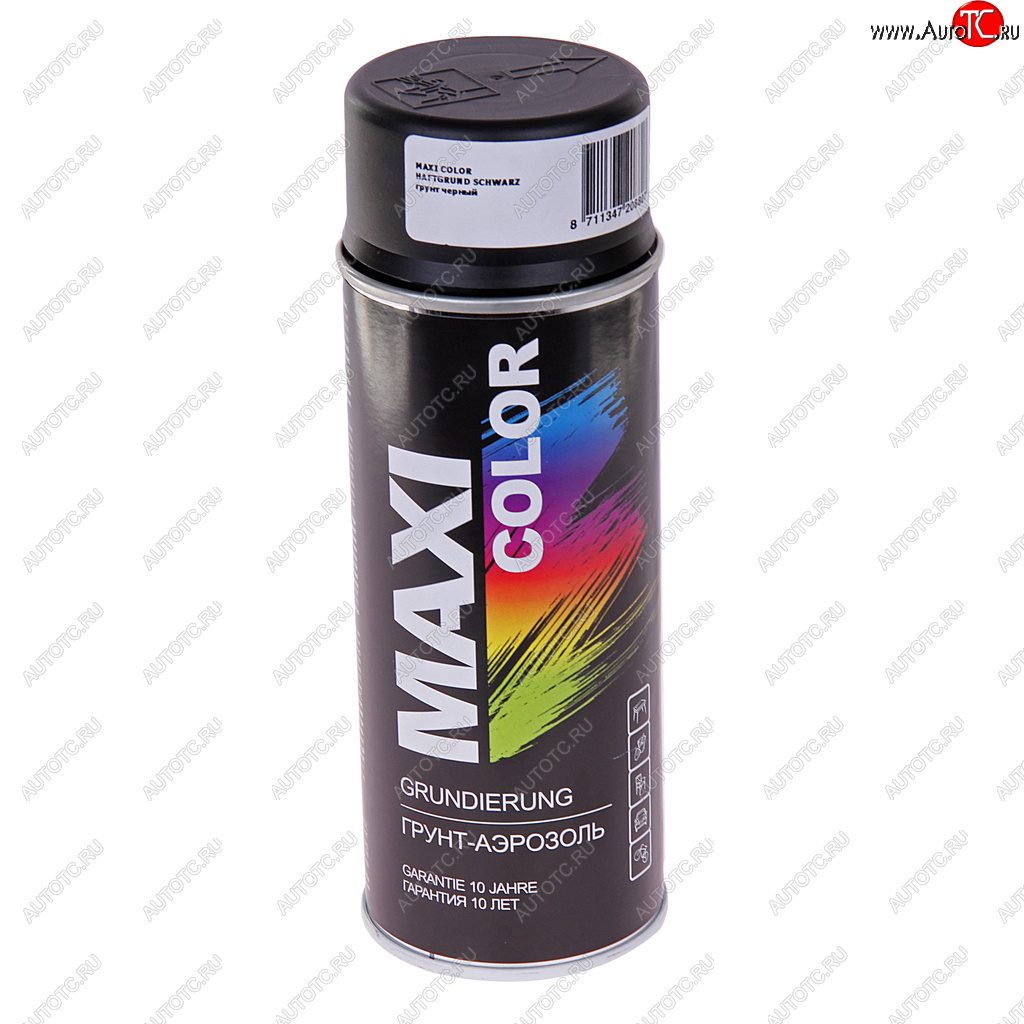 529 р. Грунт черный аэрозоль 0.4л MAXI COLOR MAXI COLOR maxi color 0004mx  с доставкой в г. Вологда