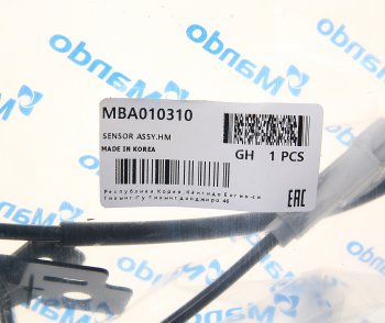 1 099 р. Датчик АБС KIA Mohave (19-) колеса переднего правого MANDO MANDO mba010310 MANDO mba010310  с доставкой в г. Вологда. Увеличить фотографию 2