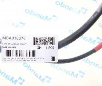 2 669 р. Датчик АБС HYUNDAI i40 (15-) колеса переднего правого MANDO MANDO mba010376 MANDO mba010376  с доставкой в г. Вологда. Увеличить фотографию 3