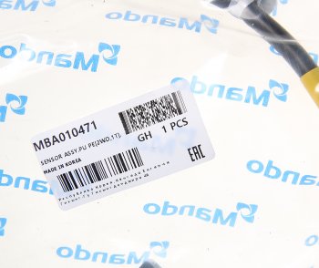 989 р. Датчик АБС KIA Bongo 3 (17-) (2.5-A2) (2WD) колеса переднего левого MANDO MANDO mba010471  с доставкой в г. Вологда. Увеличить фотографию 2