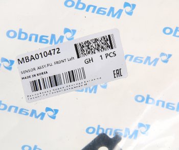 829 р. Датчик АБС KIA Bongo 3 (14-) (2.5-A2) (4WD) колеса переднего левого MANDO MANDO mba010472  с доставкой в г. Вологда. Увеличить фотографию 2