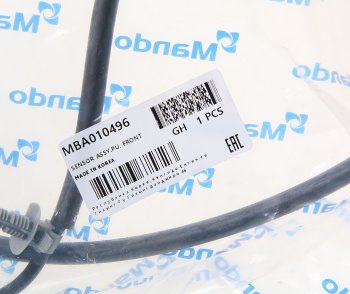 1 129 р. Датчик АБС KIA Bongo 3 (14-) (2.5-A2) (4WD) колеса переднего правого MANDO MANDO mba010496 MANDO mba010496  с доставкой в г. Вологда. Увеличить фотографию 3