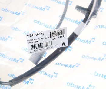 1 229 р. Датчик АБС KIA Bongo 3 (16-) (2.5-A2) (2WD) колеса заднего левого MANDO MANDO mba010521  с доставкой в г. Вологда. Увеличить фотографию 2