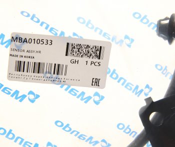 839 р. Датчик АБС HYUNDAI Porter 2 (16-) (4WD) колеса заднего левого MANDO MANDO mba010533  с доставкой в г. Вологда. Увеличить фотографию 2