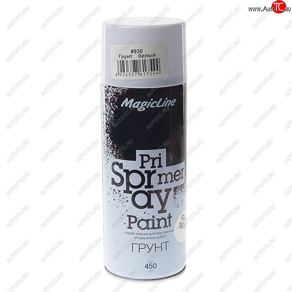 299 р. Грунт белый аэрозоль 400мл MAGICLINE MAGICLINE mg-930  с доставкой в г. Вологда