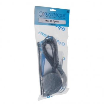 Антенна СВ MINI CB 27МГц,0.26 м,30Вт,1.5дБ,магнит 87мм OPTIM OPTIM mini cb