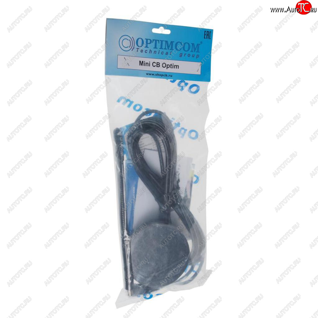1 489 р. Антенна СВ MINI CB 27МГц,0.26 м,30Вт,1.5дБ,магнит 87мм OPTIM OPTIM mini cb  с доставкой в г. Вологда