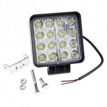 899 р. Фара рабочего света 29-48W FLOD 16LED 100х100мм 10-30V MISTAR mis-2948w flood  с доставкой в г. Вологда. Увеличить фотографию 2