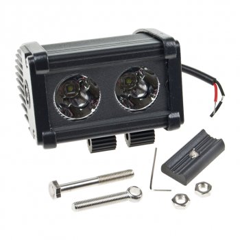 1 899 р. Фара рабочего света D-20W 2LED MISTAR MISTAR mis-d20w  с доставкой в г. Вологда. Увеличить фотографию 2