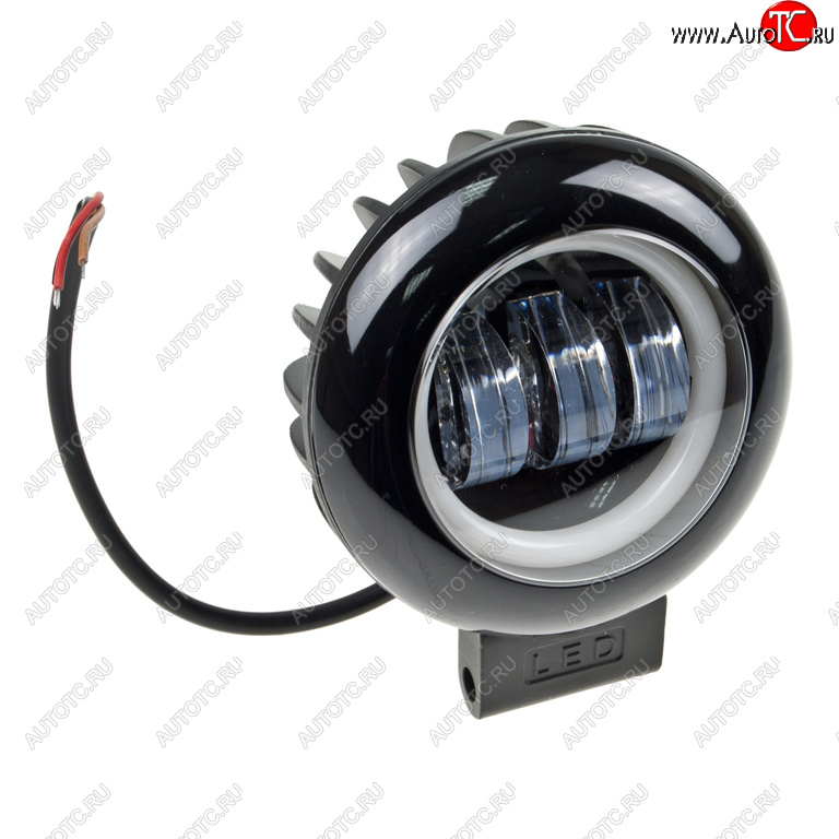 1 469 р. Фара рабочего света круглая 120x120мм 30Вт с подсветкой MISTAR MISTAR mis-r30w(sq)  с доставкой в г. Вологда