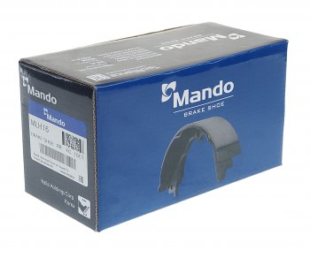 1 269 р. Колодки тормозные барабанные задние (4 шт.) MANDO KIA Picanto 1 SA хэтчбэк 5 дв. дорестайлинг (2003-2007)  с доставкой в г. Вологда. Увеличить фотографию 3