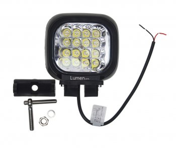 4 599 р. Фара рабочего света 140x125x86мм 48Вт (16 светодиодов) IP68 Pro Spot LUMEN LUMEN mlp-prc48ws2401s  с доставкой в г. Вологда. Увеличить фотографию 2