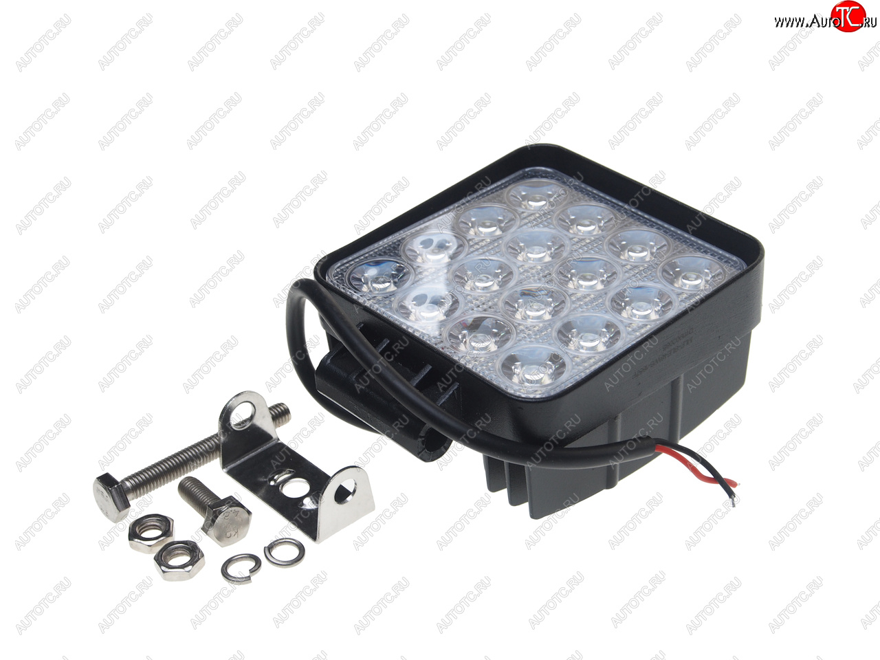 1 299 р. Фара рабочего света 125x107x58мм 48Вт (16 светодиодов) IP67 Slim Flood LUMEN LUMEN mlp-sle48ws1857f  с доставкой в г. Вологда