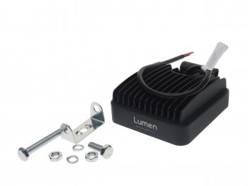1 529 р. Фара рабочего света 106x106x40мм 48Вт (16 светодиодов) IP67 Super Slim Flood LUMEN LUMEN mlp-sse48ws-2418f  с доставкой в г. Вологда. Увеличить фотографию 3