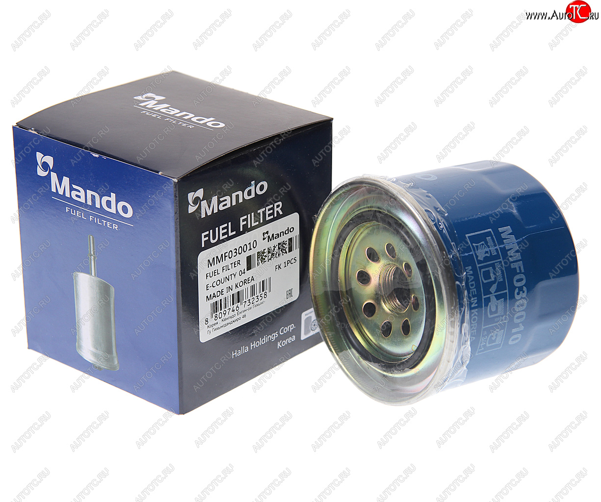 419 р. Фильтр топливный HYUNDAI HD65,72,County дв.D4AL ЕВРО-1 MANDO MANDO mmf030010  с доставкой в г. Вологда