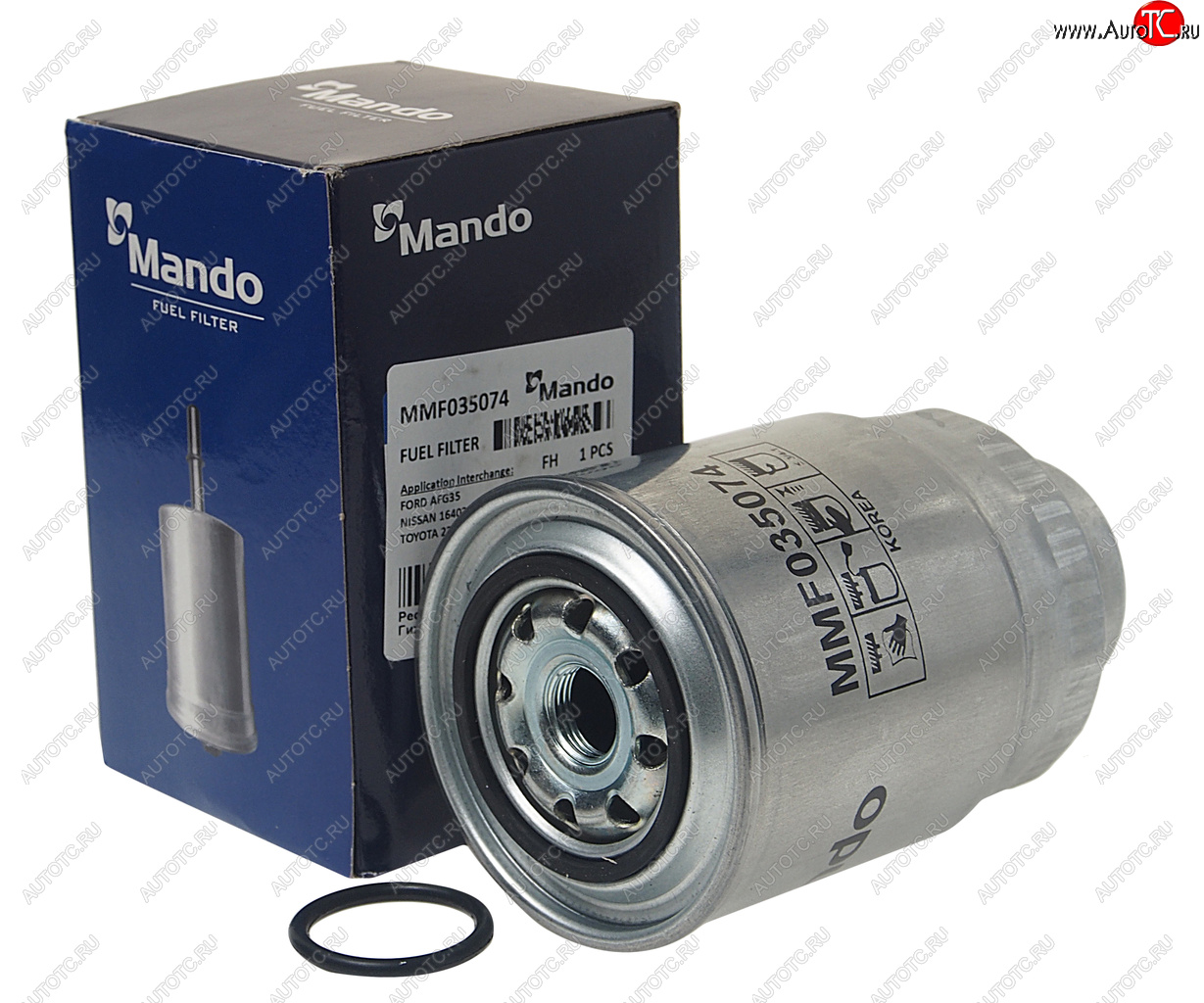 649 р. Фильтр топливный TOYOTA Land Cruiser 80,90,120 (80-07-),Hiace (84-06-) (DTDI) MANDO MANDO mmf035074  с доставкой в г. Вологда