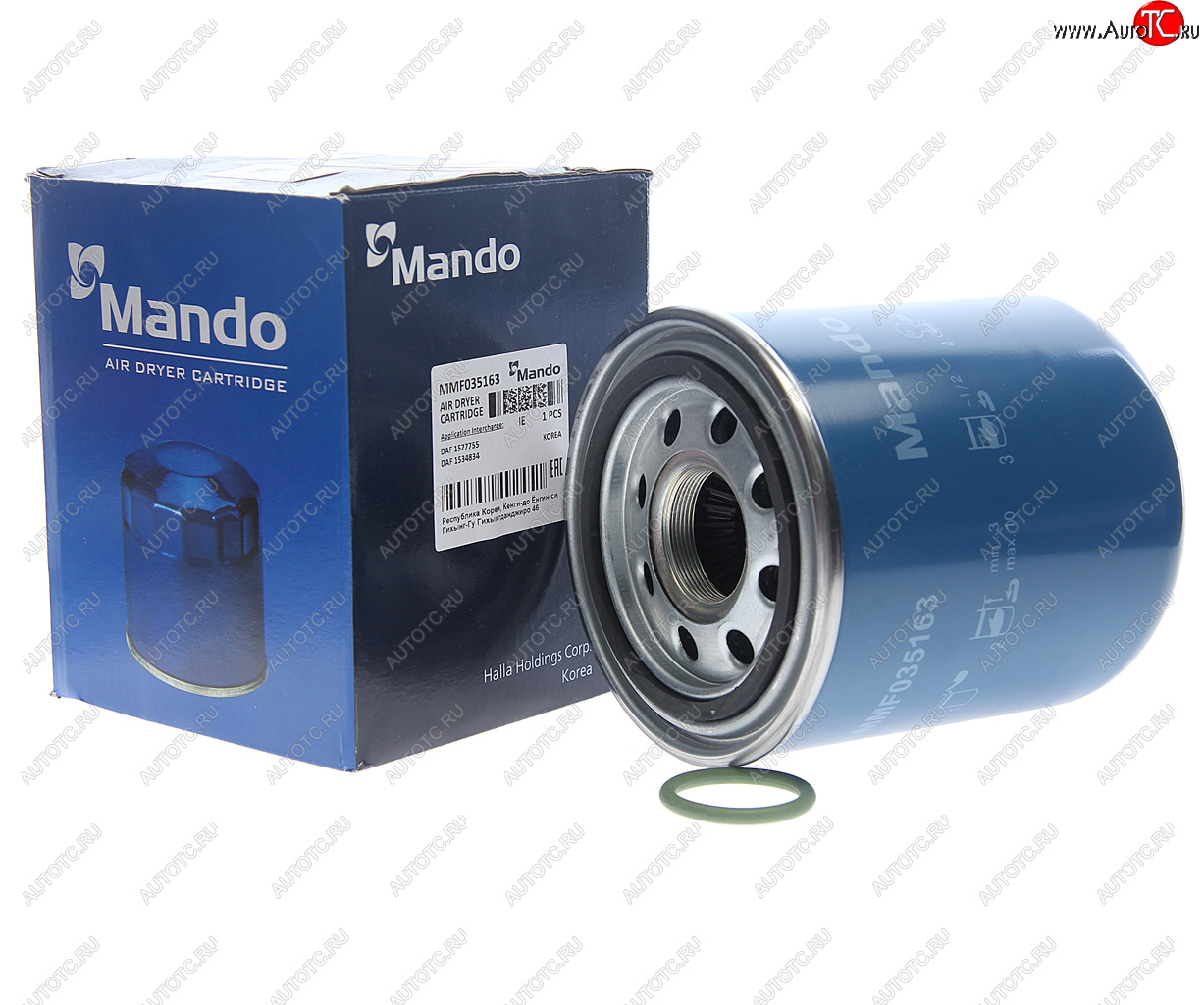 3 589 р. Фильтр-патрон DAF CF75,CF85 осушителя воздуха MANDO MANDO mmf035163  с доставкой в г. Вологда