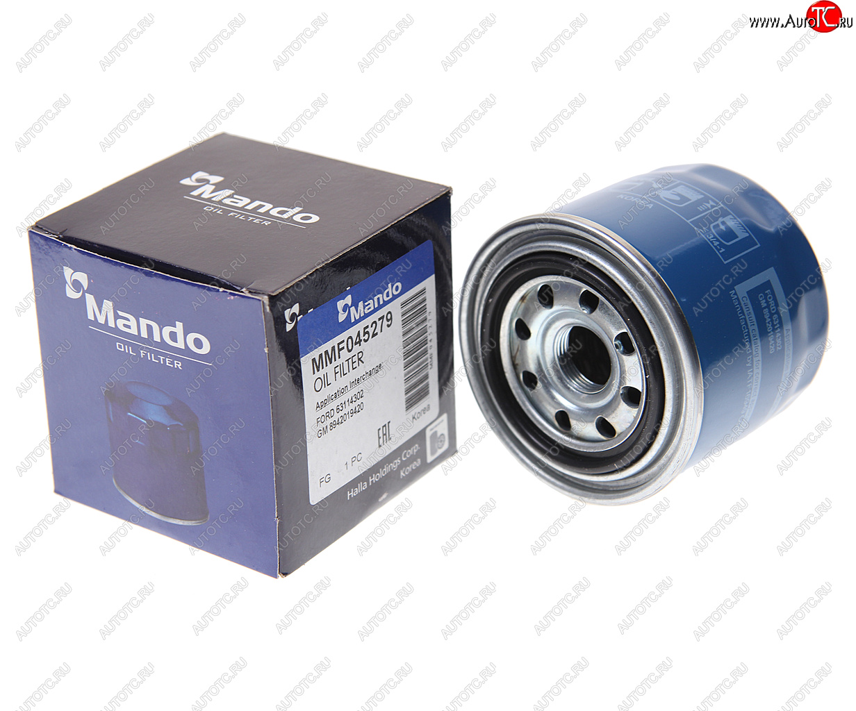 299 р. Фильтр масляный HYUNDAI Sonata,Accent,Lantra KIA Rio 3,Cerato MITSUBISHI Galant,Pajero (06-) MANDO MANDO mmf045279  с доставкой в г. Вологда
