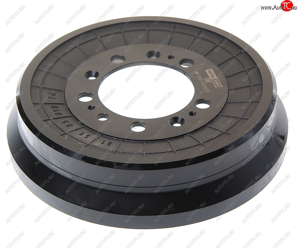 4 069 р. Барабан тормозной УАЗ-3151,3163 Патриот (балансированный) METALPART METALPART mp-3151-3501070  с доставкой в г. Вологда