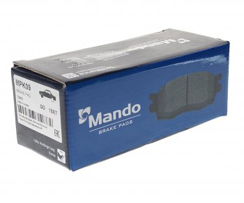 1 079 р. Колодки тормозные передние (4шт.) MANDO KIA Bongo 4 PU рестайлинг (2012-2025)  с доставкой в г. Вологда. Увеличить фотографию 2