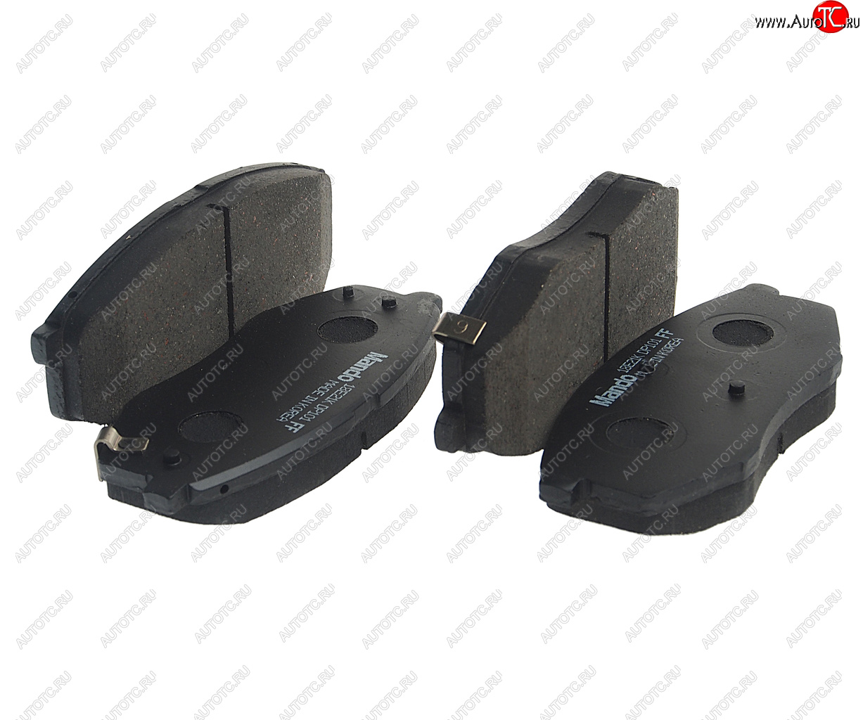 2 799 р. Колодки тормозные передние R15 (4шт.) MANDO Hyundai Sonata LF рестайлинг (2017-2019)  с доставкой в г. Вологда